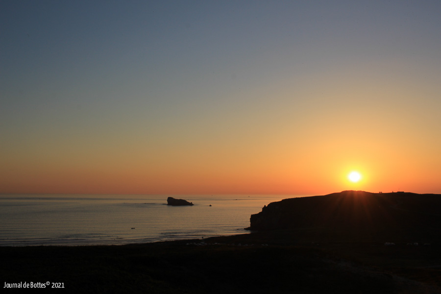 Soleil couchant à la pointe du Toulinguet