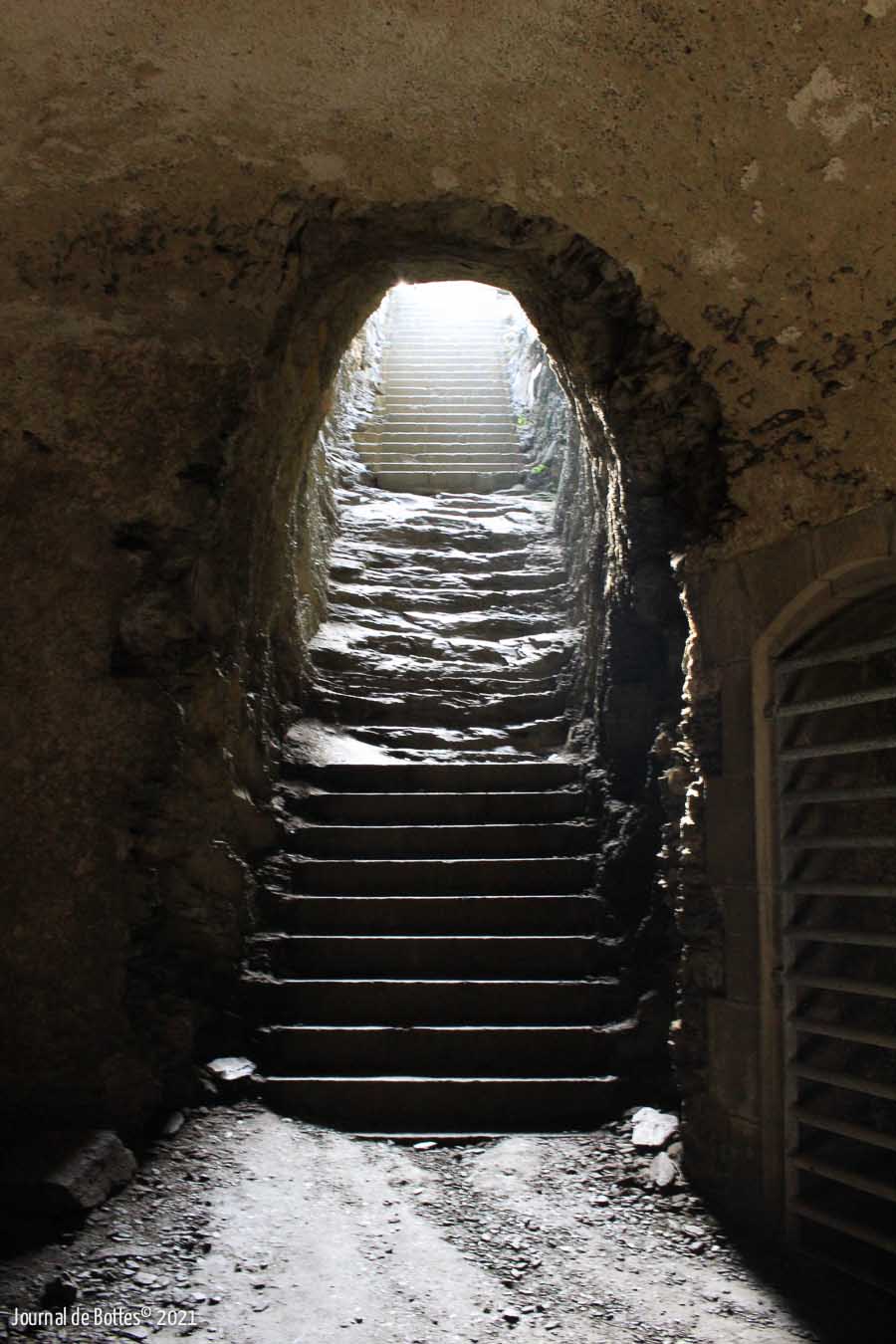L'escalier du fort