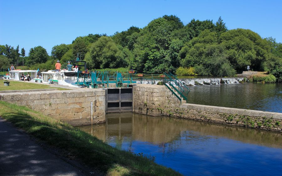 l'écluse avant Malestroit