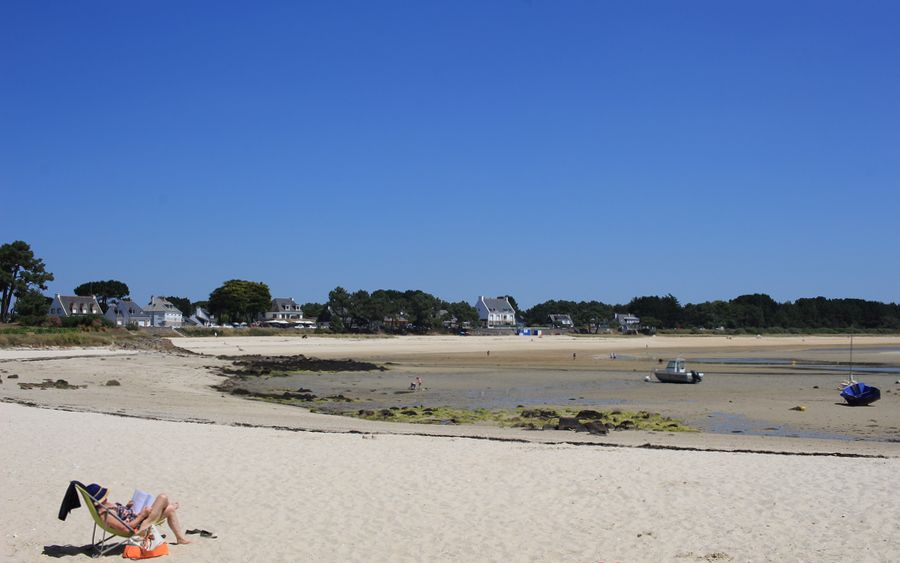 La plage de la Trinité s/Mer