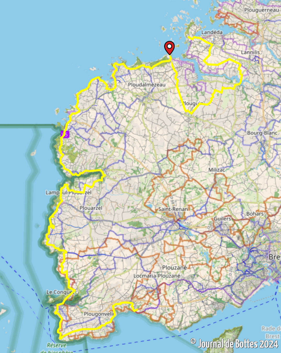 Le tracé du jour, rallongé